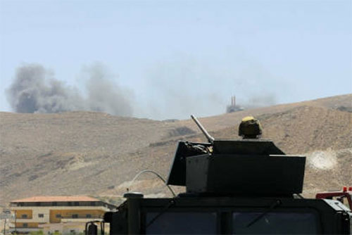Ejército de Líbano bombardea posiciones terroristas en Arsal
